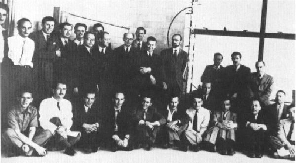 Physicists at the Montreal Laboratory in 1943